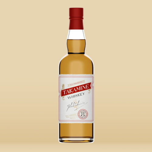 Takamine Koji Whiskey 8 Year Old Bottle